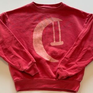 The Animals Observatory Bear Sweatshirt in Red Moon